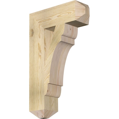 Ekena Millwork Olympic Craftsman Rough Sawn Bracket, Douglas Fir, 6"W x 20"D x 32"H BKT06X20X32OLY04RDF